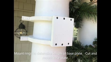 flag mount column bracket bsc enclosure|Advice needed: a better way to secure our front porch American .